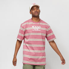 Karl Kani KK Retro Stripe Tee rose/brown/light sand Undefined Color