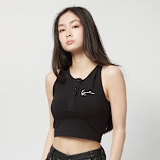 Karl Kani Chest Signature Crop Top negro