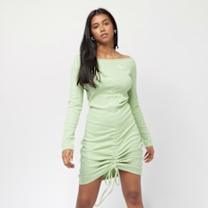 Karl Kani Chest Signature Gathered Off Shoulderless zielony