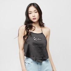 Karl Kani Small Signature Satin Top black negro