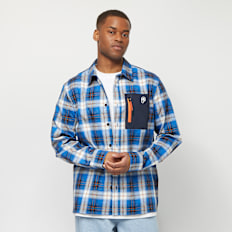 Penfield Penfield Straight Hem Nylon Zip Pocket Shirt blau