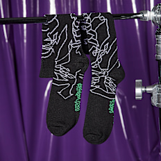 Urban Classics x  032c WORKSHOP Long Crew Socks (1 Pack) multicolor