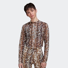 adidas Originals Summer Rave Snake Mesh Longsleeve branco