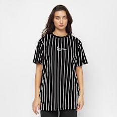 Karl Kani Small Signature Essential Pinstripe OS Tee black/white zwart