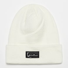 Karl Kani Signature Beanie weiß