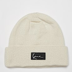 Karl Kani Signature Beanie blanco