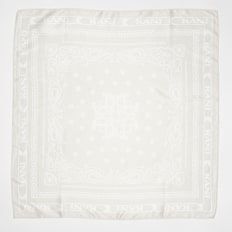 Karl Kani Retro Paisley Satin Scarf beige
