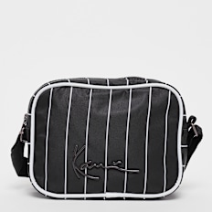 Karl Kani Signature Pinstripe Messenger Bag noir