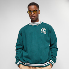 Karl Kani Retro Emblem College Crew bleu