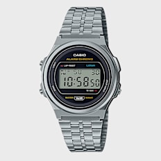CASIO Vintage Round prateado