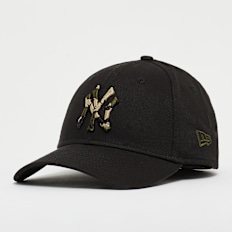 New Era 9Forty Wild Camo MLB New York Yankees zwart