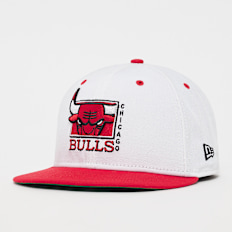New Era 9Fifty White Crown NBA Chicago Bulls multicolorido