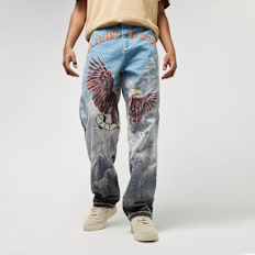 Karl Kani Small Signature Tapered Five Pocket Eagle Denim višebojno