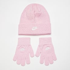 Nike Girls Club Beanie/Glove Set lichtroze