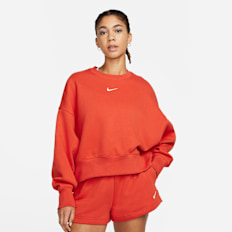 Nike Sportswear Phoenix Fleece Over-Oversized Crewneck Sweatshirt pomarańczowy