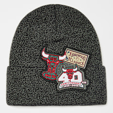 Mitchell & Ness XL Logo Patch Knit HWC NBA Chicago Bulls zwart