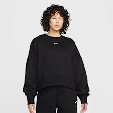 Nike Sportswear Phoenix Fleece Over-Oversized Crewneck Sweatshirt czarny