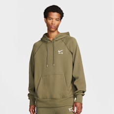 Nike French Terry Pullover Hoodie zielony