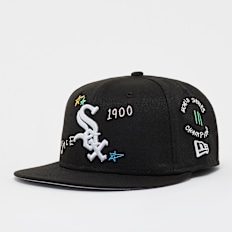 New Era Scribble 5950 11097 CHIWHI OTC Chicago White Sox grijs