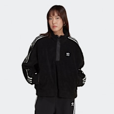 adidas Originals adicolor Half-Zip Sweatshirt schwarz