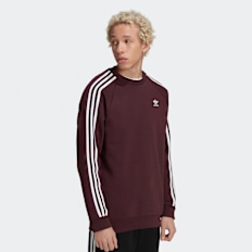 adidas Originals adicolor 3-Stripes Fleece Sweatshirt castanho