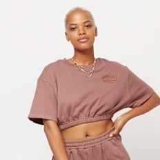 Sixth June Tshirt With Embroidery naranja