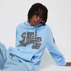 FUBU Varsity Heavy Hoodie blau