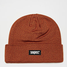 SNIPES Woven Label Beanie beige