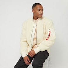 Alpha Industries Ma-1 Teddy blanco