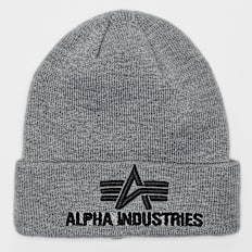 Alpha Industries 3D Beanie siva