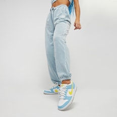Juicy Couture Classic Cuffed Joggers With Diamante Branding blauw