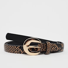 Urban Classics Snake Synthetic Leather Ladies Belt bege