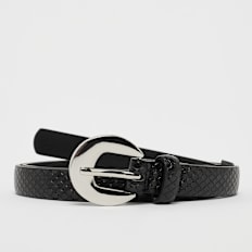 Urban Classics Snake Synthetic Leather Ladies Belt noir