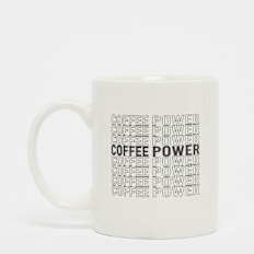 Urban Classics Coffee Power Cup weiß