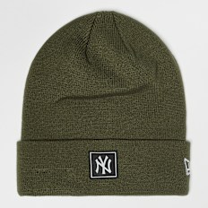 New Era Team Cuff Beanie MLB New York Yankees verde