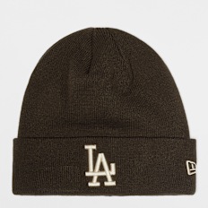 New Era League Essential Cuff Beanie MLB Los Angeles Dodgers marrón