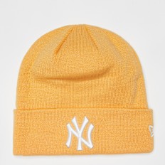 New Era League Essential Cuff Beanie MLB New York Yankees jaune