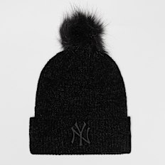 New Era WMNS Chenille Bobble Beanie MLB New York Yankees schwarz