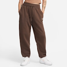 Nike Sportswear Phoenix Fleece Women's High-Waisted Oversized Sweatpants smeđa