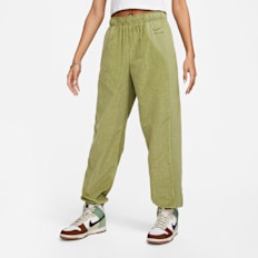 Nike   Air High-Waisted Corduroy Fleece Pants verde