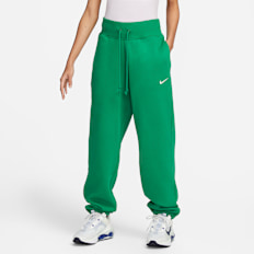 Nike Sportswear Phoenix Fleece High-Waisted Oversized Sweatpants zelena