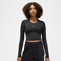 Jordan Sport Women's 2-in-1 Long Sleeve Top noir