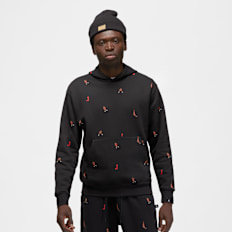 Jordan Essentials Holiday Jumpman Fleece Pullover nero