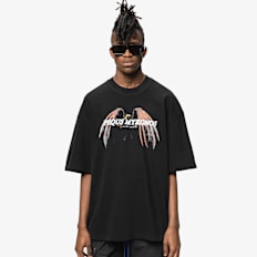 PEQUS Wide Awake Graphic T-Shirt noir