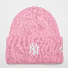 New Era Beanie Raised from Concrete MLB NY Yankees lichtroze