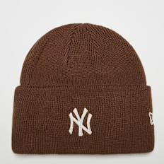 New Era Beanie Raised from Concrete MLB NY Yankees braun