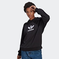 adidas Originals Felpa con cappuccio adicolor 3-Stripes nero