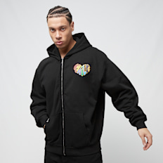 Karl Kani Woven Signature Kani Life OS Full Zip Hoodie schwarz
