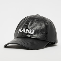 Karl Kani Retro Fake Leather Cap nero