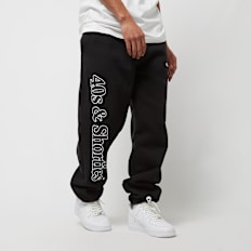 40s & Shorties Text Logo Sweatpants zwart
